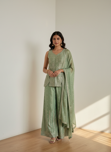 Green Garara Set