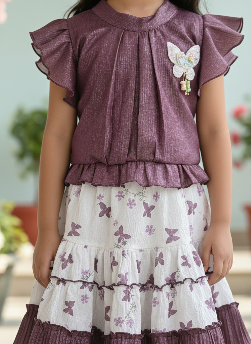 Ruffle Maxi