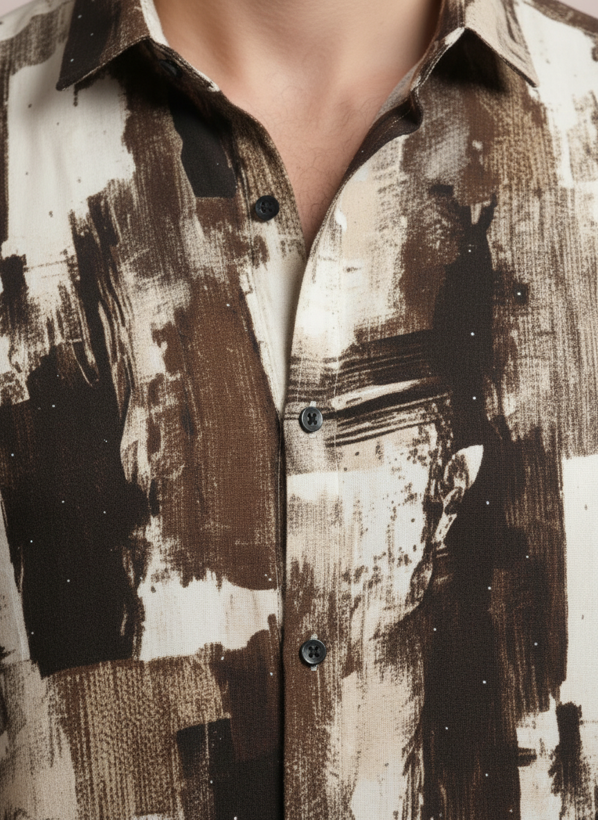 Modern Rustic Pattern Shirt
