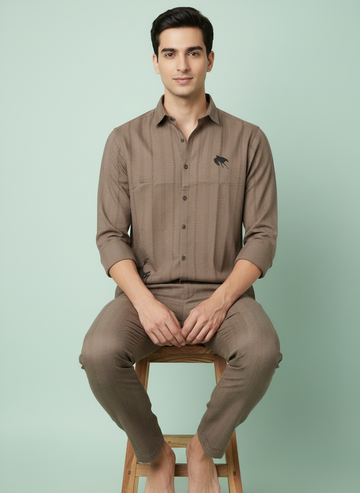 Men’s Solid Casual Shirt