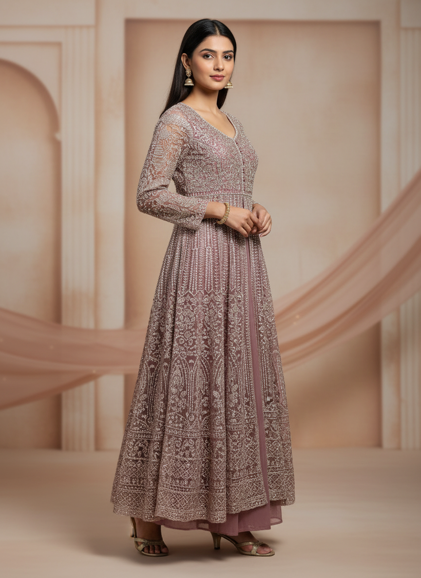 Elegant Ethnic Flair Gown