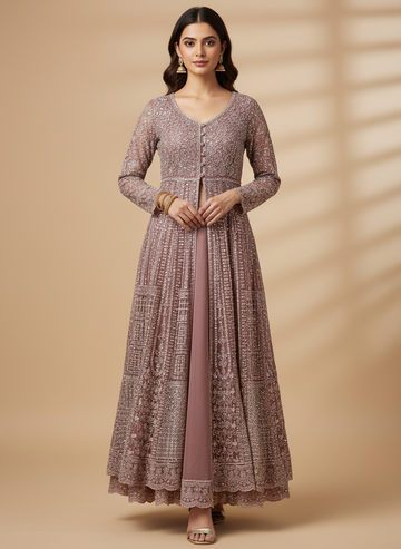 Elegant Ethnic Flair Gown