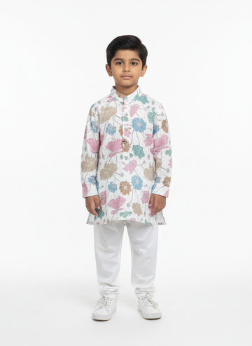 Floral Kurtha