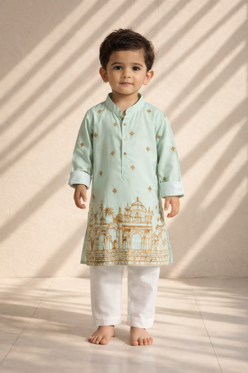 Floral Kurtha