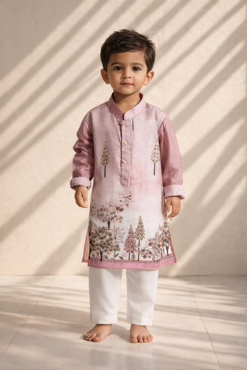 Floral Kurtha